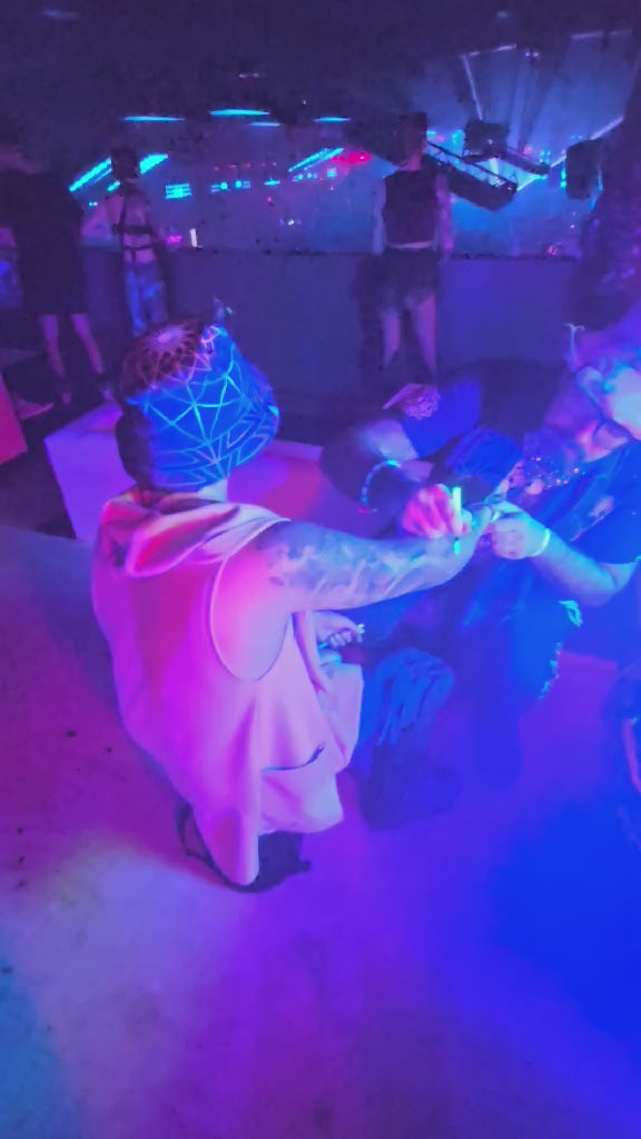 Mothership Markers: UV Face Paint Markers (6 Colors + Magic Remover)